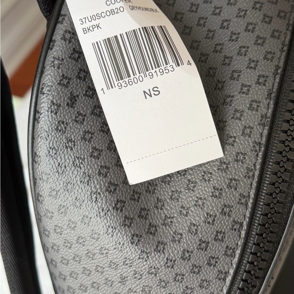 Michael Kors Gray and Black Men's Backpack - Picture 4 of 5